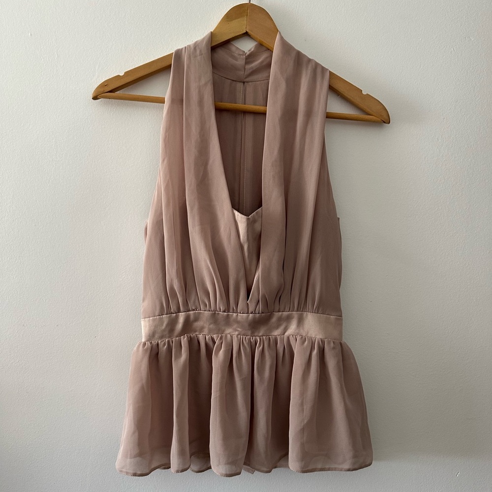 Light mauve top US4
